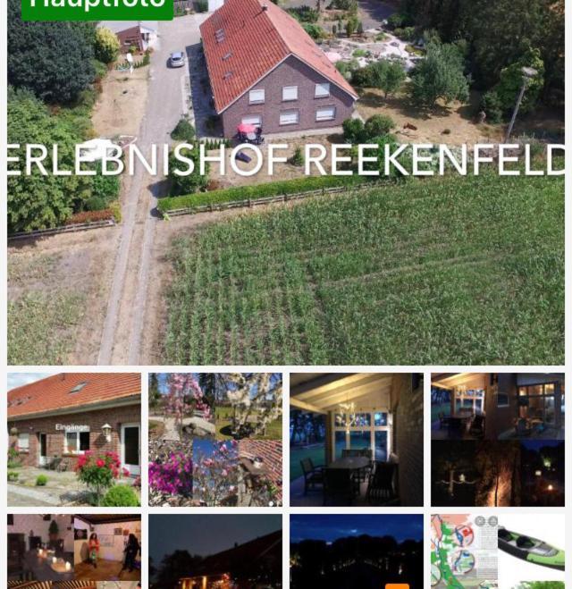 ホテル Erlebnishof Reekenfeld Wohnmobilstellplatz Barssel  エクステリア 写真
